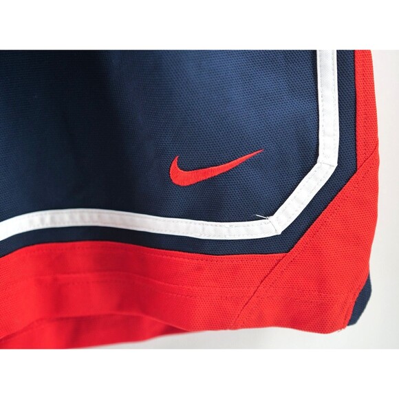 Nike Basketball Shorts Size Large ‎ Blue Red White - Picture 2 of 10
